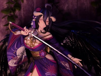 Albedo im Kimono🌌💜🫐 · Albedo - Gyoso - iDELiTE FiGURE - Craft Egg