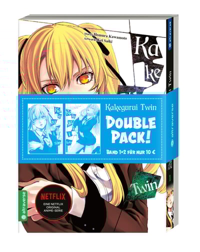 Kakegurui Twin - Altraverse - Double Pack Band 01+02 - 2