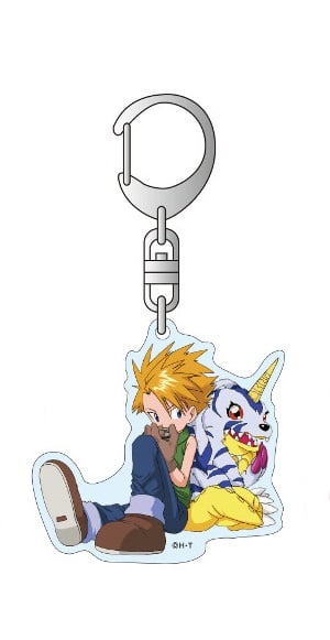 Komplettset - Digimon Acryl Schlüsselanhänger - 15th Anniversary (8 Anhänger) - 6