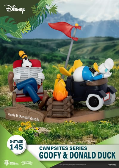 Goofy & Donald Duck - Disney Campsite Series - D-Stage Diorama - Beast Kingdom Toys (4)