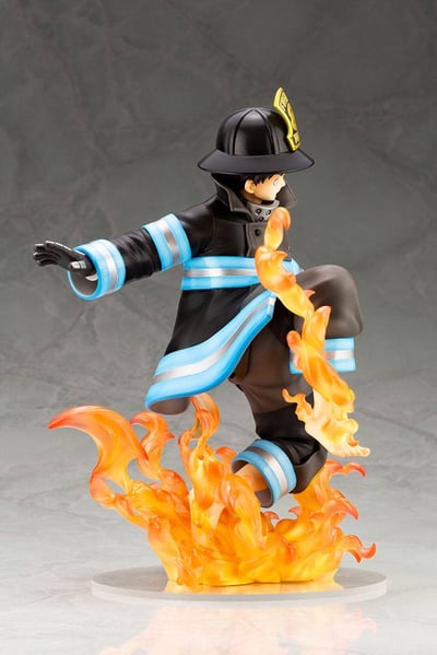 Shinra Kusakabe - Glow in the Dark Bonus Edition - Fire Force - ARTFX J - Kotobukiya - Re-Release - 8