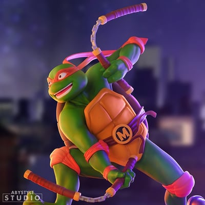 Michelangelo - Teenage Mutant Ninja Turtles Figur - AbyStyle  (1)