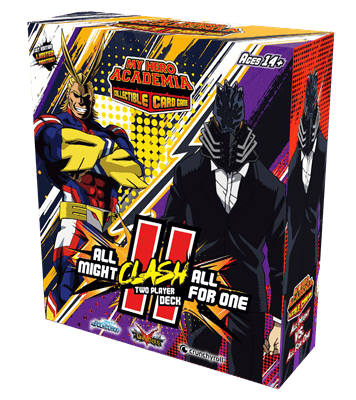 All Might vs. All for One - League of Villains - 2 Player Clash Deck - My Hero Academia Collectible Card Game (1)