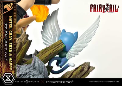 Natsu, Gray, Erza, Happy - Deluxe Bonus Version - Concept Masterline - Prisma Wing - Prime  Studio (17)