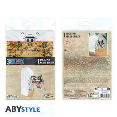 Ruffy mit Flagge - One Piece - Acryl Buchstütze - AbyStyle (1)