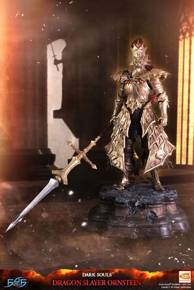 Dragon Slayer Ornstein - First 4 Figures | Dark Souls Collectible Statue - 12
