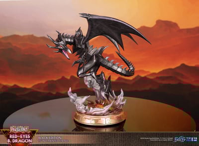 Rotäugiger schwarzer Drache - Schwarze Edition - First 4 Figures Yu-Gi-Oh! PVC Figur (14)