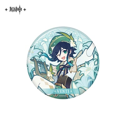 Venti - Genshin Impact - Button (Windblume's Breath Series) - miHoYo (1)