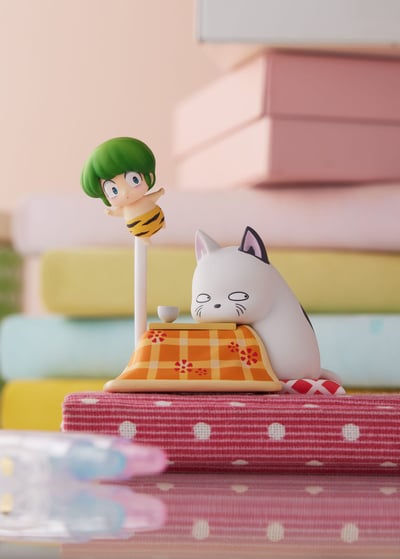 Ten & Kotatsuneko - Urusei Yatsura Mini Figure - PLUM (5)