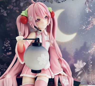 Hatsune Miku by Night · Sakura Miku – Sakura Lantern – Ancotaku Artist Masterpiece – Taito – Réédition