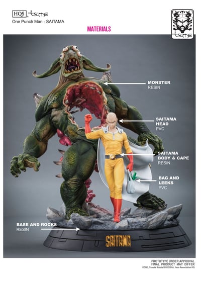 Saitama - Tsume HQS Statue (One Punch Man) - 1