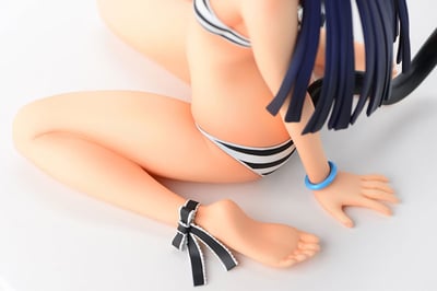 Kuroneko - 1/4 - Striped Swimsuit Nekomimi - 17