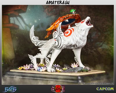 Amaterasu & Issun - Okami First 4 Figures Statue - 7
