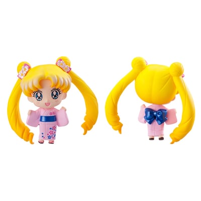 Sailor Moon Petit Chara Land Yukata Special: Let’s Go to the Festival! (Complete Set of 6 Figures) - 5