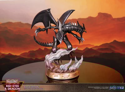 Rotäugiger schwarzer Drache - Schwarze Edition - First 4 Figures Yu-Gi-Oh! PVC Figur (16)