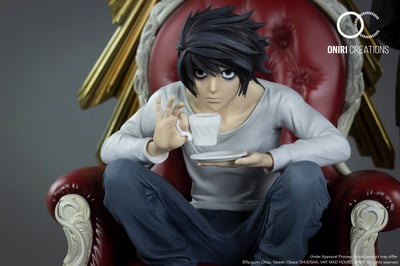 L & Watari – Death Note Diorama Statue von Oniri Creations - 6