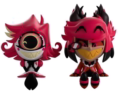 Alastor & Niffty - Monitor Buddiez - Hazbin Hotel Vinyl Figuren - Youtooz (5)