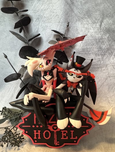 Angel Dust & Husk · Angel Dust - Hazbin Hotel - Monitor Top Figure - Banpresto