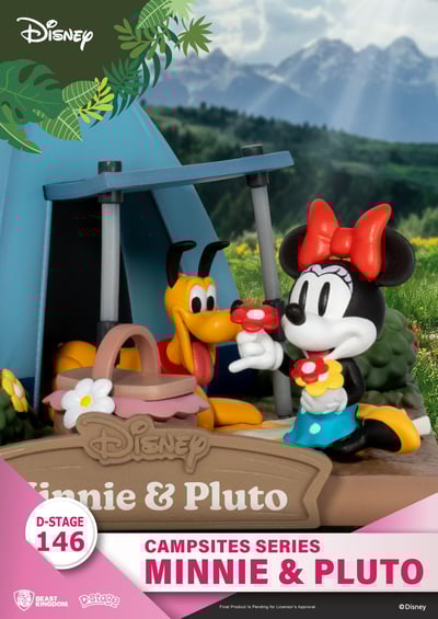 Minnie Mouse & Pluto - Disney Campsite Series - D-Stage Diorama - Beast Kingdom Toys (6)