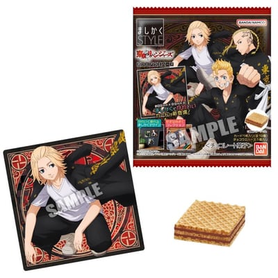 Schokoladen Waffeln mit Sammelsticker - Tokyo Revengers - Bandai (1)