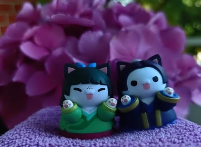 Maomao und Jinshi · Cats in the Palace - The Apothecary Diaries Mega Cat Project - Megahouse (8 Figures)