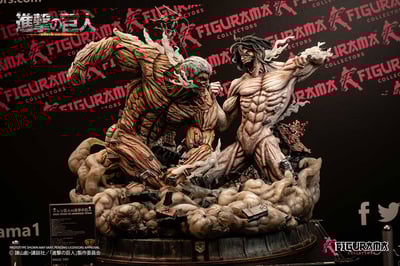 Eren vs Armored Titan - Attack on Titan - Elite Exclusive Statue - Figurama - 1