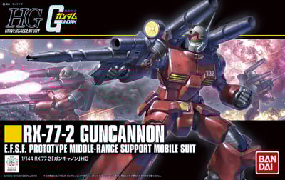 Revive RX-77-2 Guncannon - Gundam 0079 - HGUC 1/144 - Model Kit - Bandai Spirits (1)