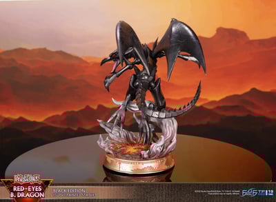 Rotäugiger schwarzer Drache - Schwarze Edition - First 4 Figures Yu-Gi-Oh! PVC Figur (19)