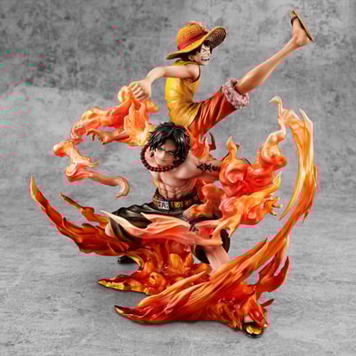Monkey D. Ruffy & Puma D. Ace - Bond Between Brothers 20th Limited - POP - Portrait Of Pirates Maximum - Megahouse (1)