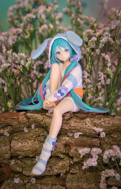 Hatsune Miku - Rabbit Ear Noodle Stopper · Hatsune Miku - Blue Color - Rabbit Ear Hood Pajama - Noodle Stopper - Furyu