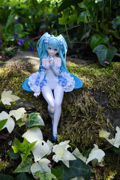 Feenteich 🌳💖 · Hatsune Miku - Blue - Flower Fairy Nemophila - Noodle Stopper - Furyu