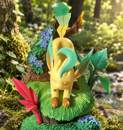 Folipurba in der freien Natur :) · Sélection aléatoire – Pokémon Eeveelution Set – Adventure! Eevee – Funism