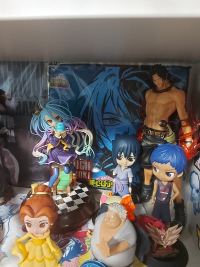 Shiro verzaubert Ace. · Shiro mit Chibi Sora, Izuna, Jibril und Steph - Phat! (Neuauflage) – No Game, No Life Figur