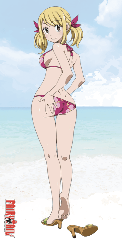 Lucy Heartfilia - Fairy Tail - Handtuch (70 x 35 cm) (1)