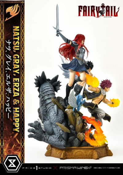 Natsu, Gray, Erza, Happy - Standard Version - Concept Masterline - Prisma Wing - Prime  Studio (10)