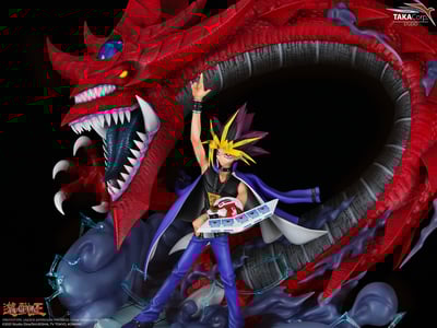 Yami Yugi und Slifer, der Himmelsdrache - Yu-Gi-Oh! - Taka Corp (6).png