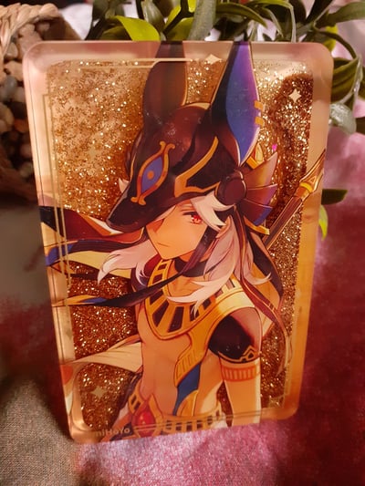 Cyno - Genshin Impact (Yi Wen Yi Shi Series) - Glitzer Acrylblock - miHoYo