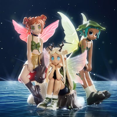 Zufällige Auswahl - Peach Riot (Punk Fairy Series) - Mini Figuren - Pop Mart (1)