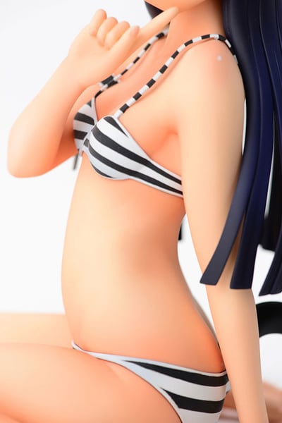 Kuroneko - 1/4 - Striped Swimsuit Nekomimi - 27