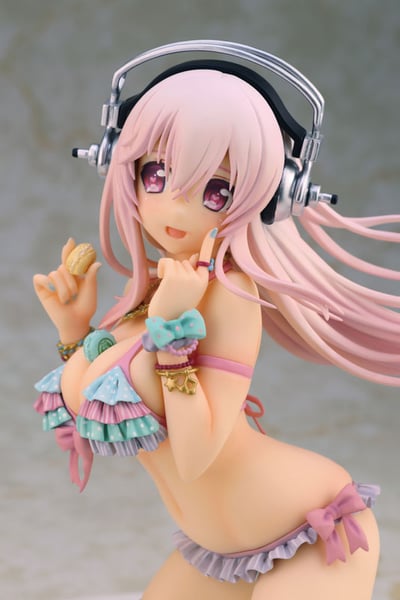 Super Sonico – Macaron Tower – Statue von Alphamax - 6