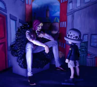 Corazon und Law · Trafalgar Law enfant & Corazon - One Piece P.O.P. Limited Edition par Megahouse