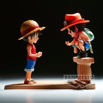 Monkey D. Ruffy & Portgas D. Ace - One Piece - WCF Log Stories - Banpresto (1)