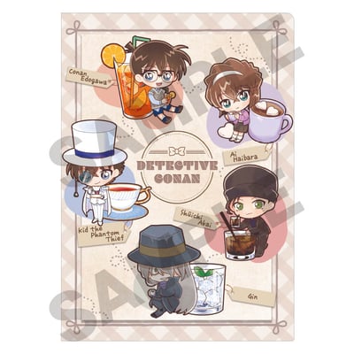 Detektiv Conan (Brown Chara Peko Drink Version) - Clear File / Aktenhülle A4 - CRUX (1)
