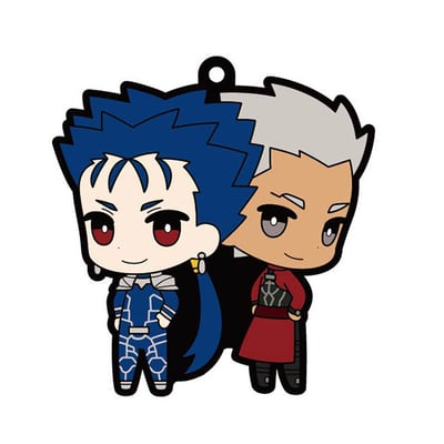 Archer & Cú Chulainn - Fate / Grand Order - Buddy Collection Rubber Mascot  - 1
