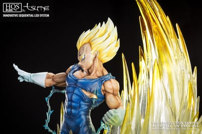 Majin Vegeta - Tsume HQS+ 1/4 Scale Resin Figur mit LED - 2