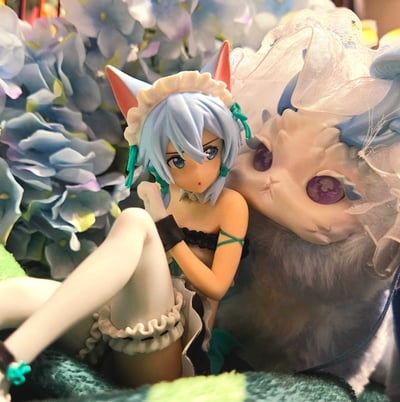 Sinon mit Flausch ✨️ · Sinon - Maid Costume Version - Sword Art Online - EXQ - Banpresto