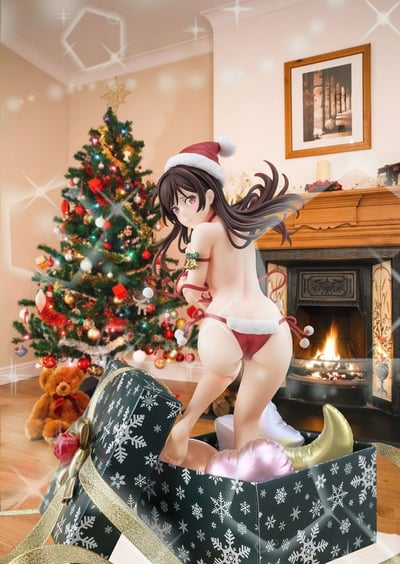 Mizuhara Chizuru - Santa Claus Bikini De Fluffy - Hakoiri Musume (16).jpg