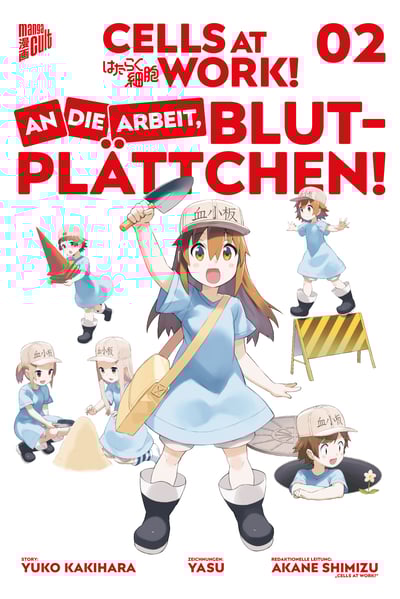 Cells at Work! An die Arbeit Blutplättchen - Manga Cult - Band 002 - 2