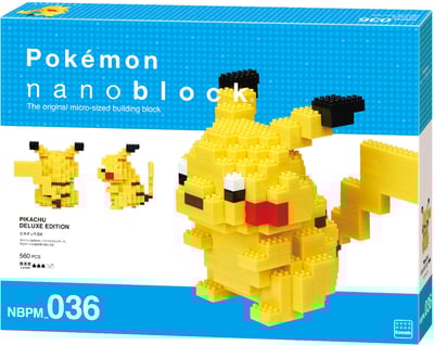 Pikachu - Pokémon // Deluxe NANOBLOCK - NBPM_036 (1)