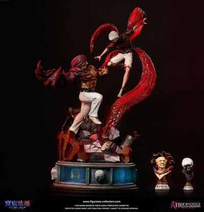Ken Kaneki vs. Jason / Yakumo Oomori – Elite Fandom Statue (Figurama Collectors, Tokyo Ghoul, limitiert, LED, 1/6) - 2
